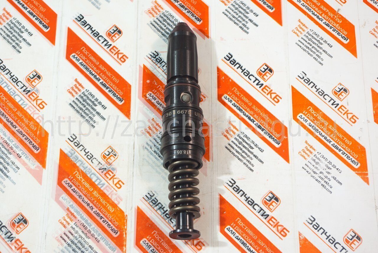 Форсунка топливная INJECTOR 3016675 Cummins K19, QSK19.Взаимозаменяемый  номер:3003958